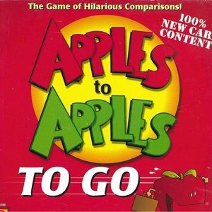 NWT Apples to Apples To Go in Plastic Wrap NEW